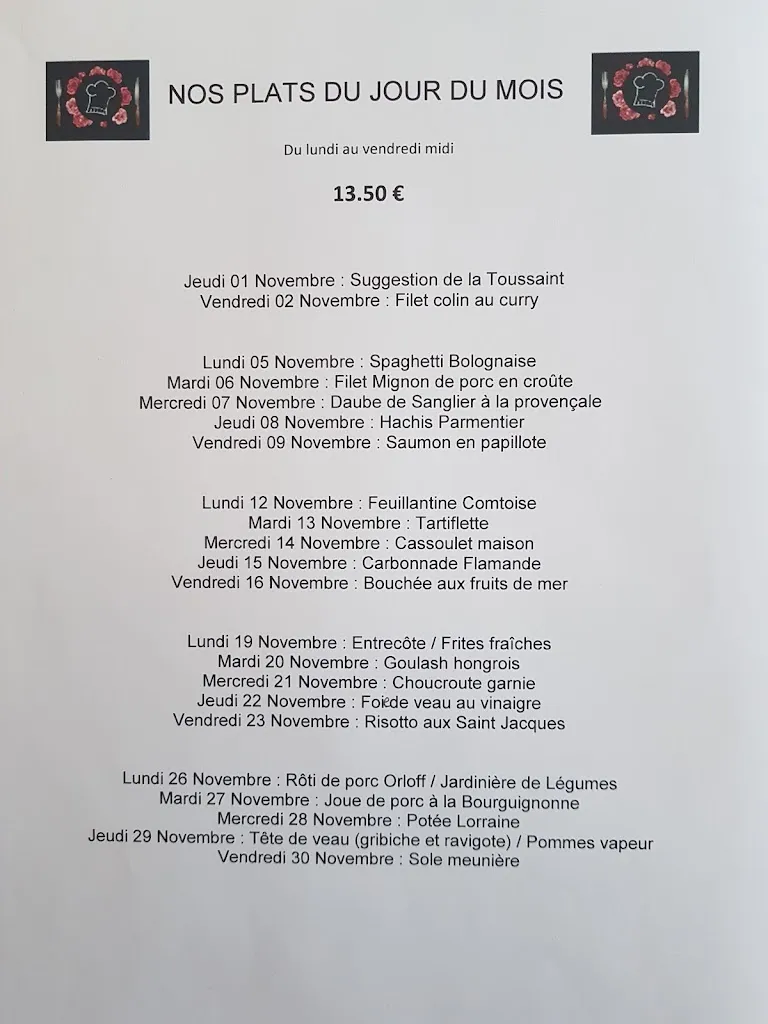 Menu_La villa des roses_Dommartin-sous-Amance_image_4