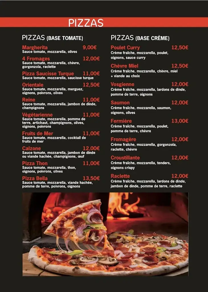 Menu_Bella Pizza | Tacos • Burgers_Blénod-lès-Pont-à-Mousson_immagine_1