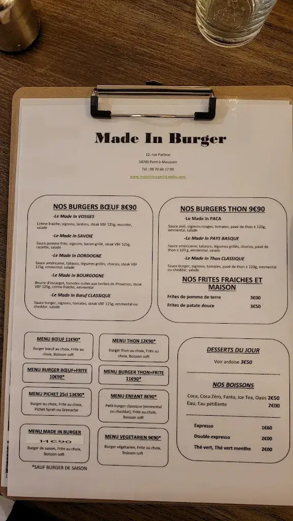 Menu_MADE IN BURGER_Pont-à-Mousson_immagine_3