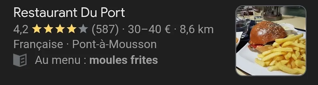 Lionel Lagrue_Restaurant Du Port_Pont-à-Mousson_Bewertung