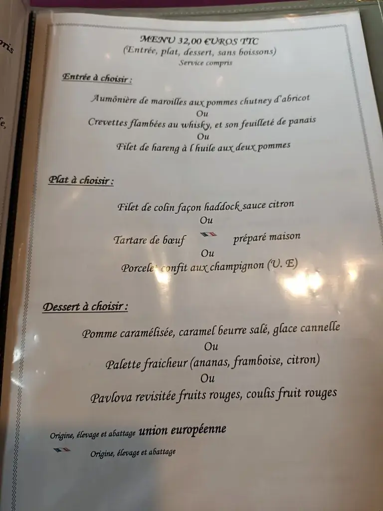 Menu_Restaurant de la Haute Ville_Boulogne-sur-Mer_image_2