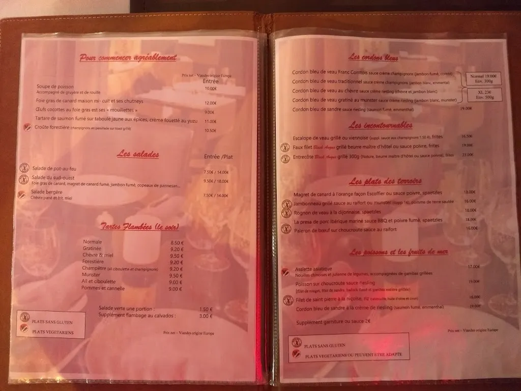Menu_Restaurant À la Rose_Oberhoffen-sur-Moder_image_1