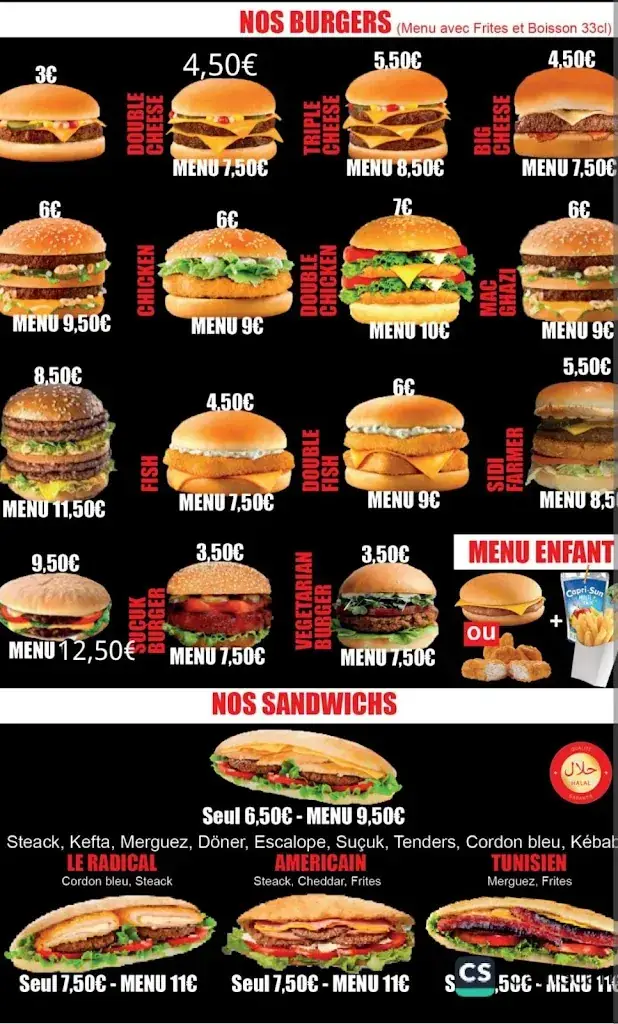 Menu_GRILLADES SIDI GHAZI - Restaurant Marocain & Fast-Food - Bischwiller_Bischwiller_imagen_4