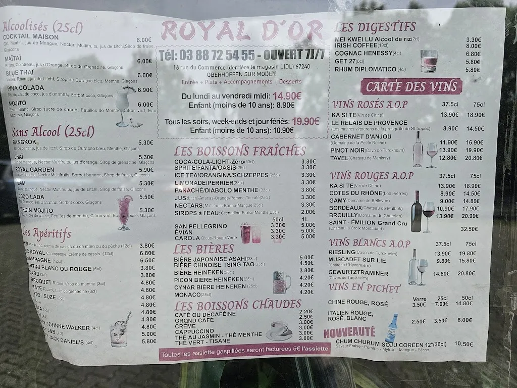 Menu_Le Royal D'or_Oberhoffen-sur-Moder_image_1