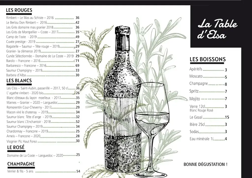 Menu_La Table d'Elsa_Lorette_immagine_2
