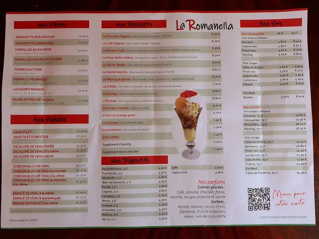 Menu_Restaurant La Romanella_Oberhoffen-sur-Moder_image_3