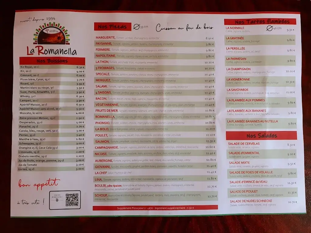 Menu_Restaurant La Romanella_Oberhoffen-sur-Moder_image_4