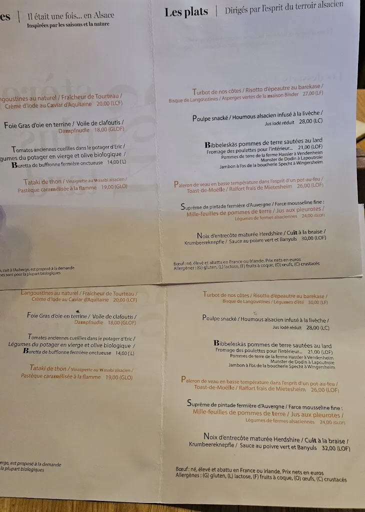 Menu_Auberge du Pont La Zorn_Weyersheim_image_1