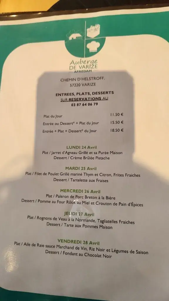 Menu_L'Auberge de Varize_Varize-Vaudoncourt_image_1