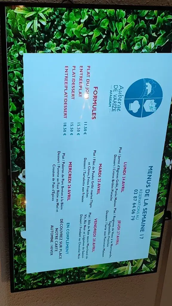 Menu_L'Auberge de Varize_Varize-Vaudoncourt_image_4