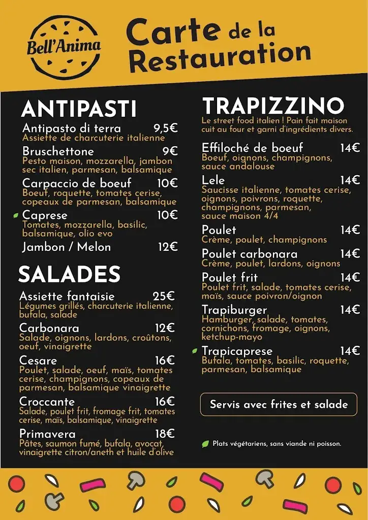 Menu_Restaurant - Pizzeria Bell'Anima_Boulay-Moselle_image_3