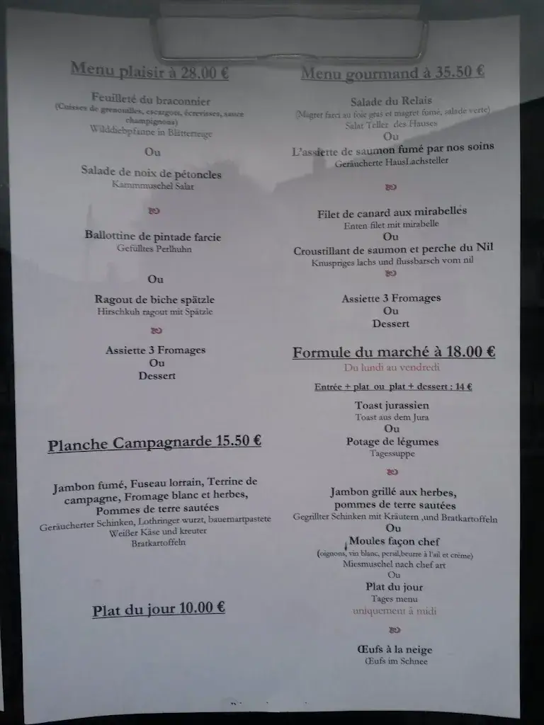 Menu_Le Relais Campagnard_Vaudreching_image_2