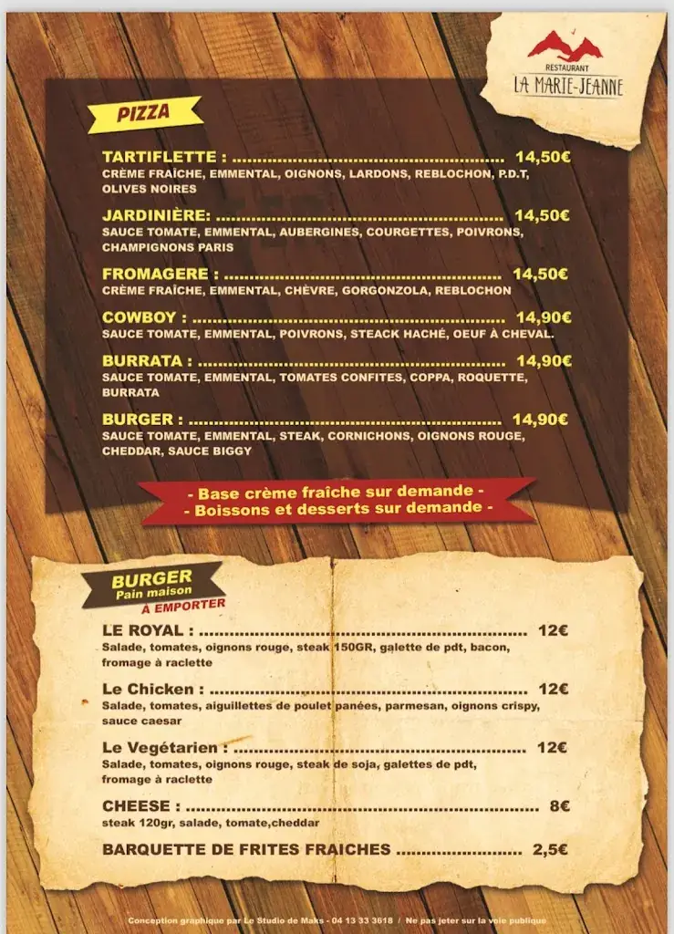 Restaurant pizzeria La Marie-Jeanne_Allevard_menu_image_1