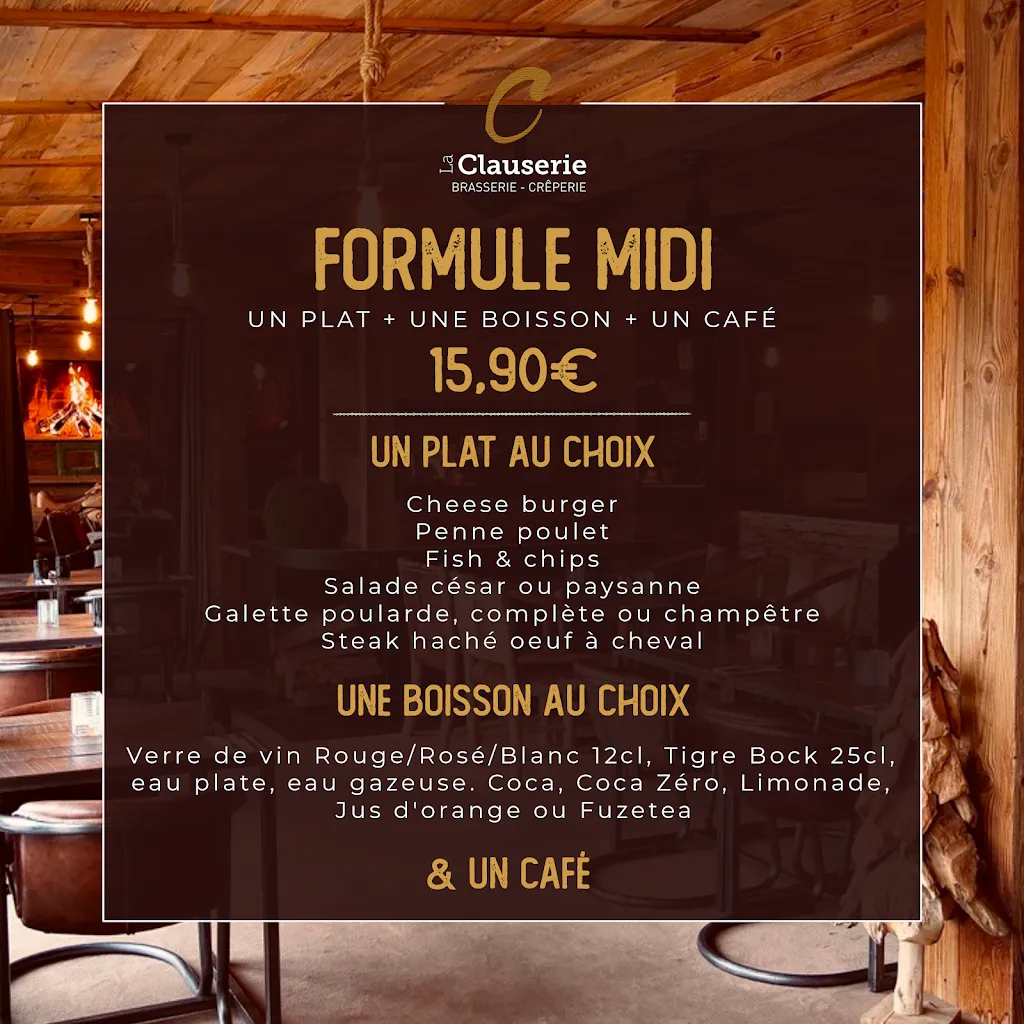 Menu_La clauserie, Brasserie Creperie_Briey_image_3