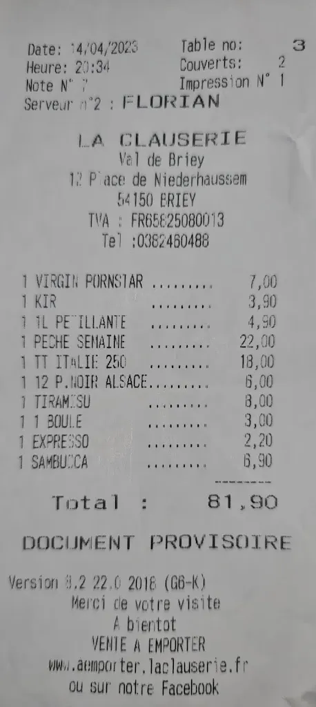 Claude Alff_La clauserie, Brasserie Creperie_Briey_review