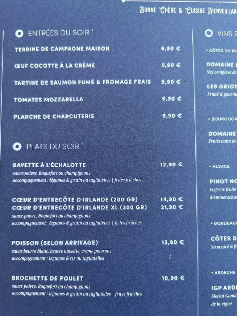 Menu_The Central Point_Briey_image_1