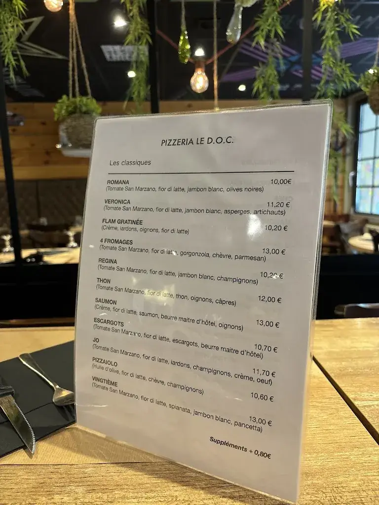 Menu_Restaurant Pizzeria Le D.O.C._Briey_image_4
