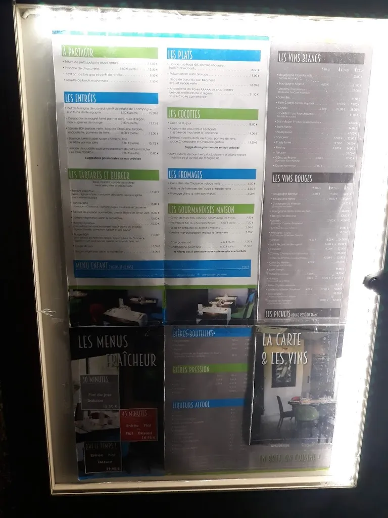 Menu_Brasserie de l'Horloge_Buchères_image_3