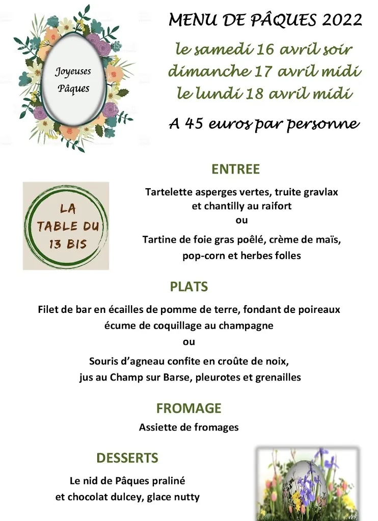 Menu_LA TABLE DU 13 BIS_Brienne-le-Château_image_3
