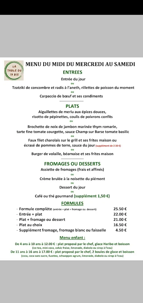 Menu_LA TABLE DU 13 BIS_Brienne-le-Château_image_4