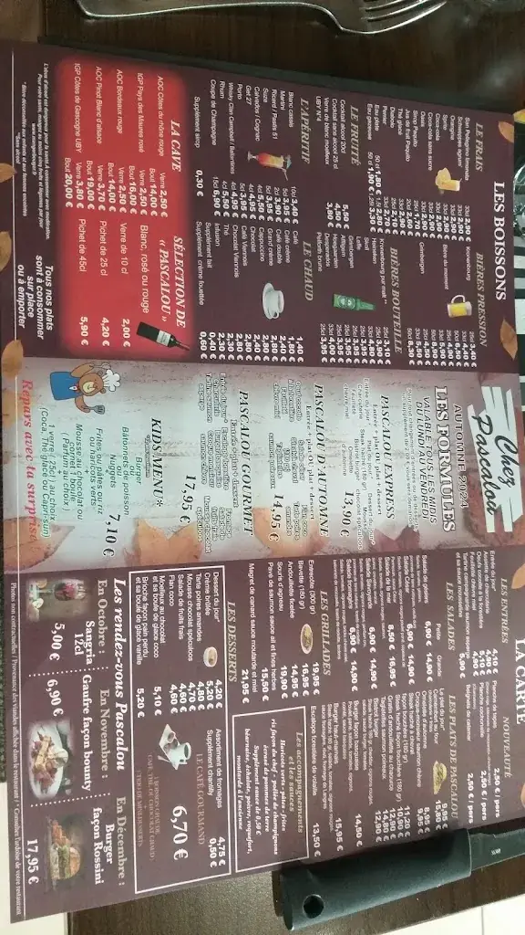 Menu_Bistrot Marché Chez Pascalou_Brienne-le-Château_image_2