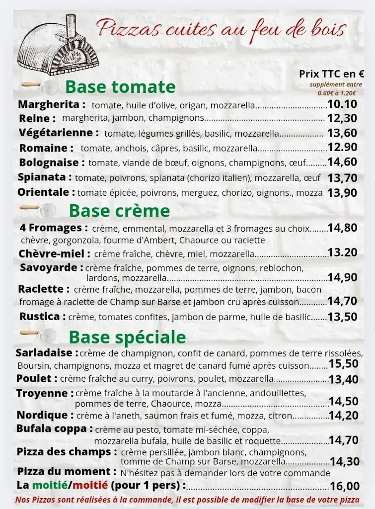 Menu_Restaurant Pizzeria Michel Ange_Brienne-le-Château_image_1