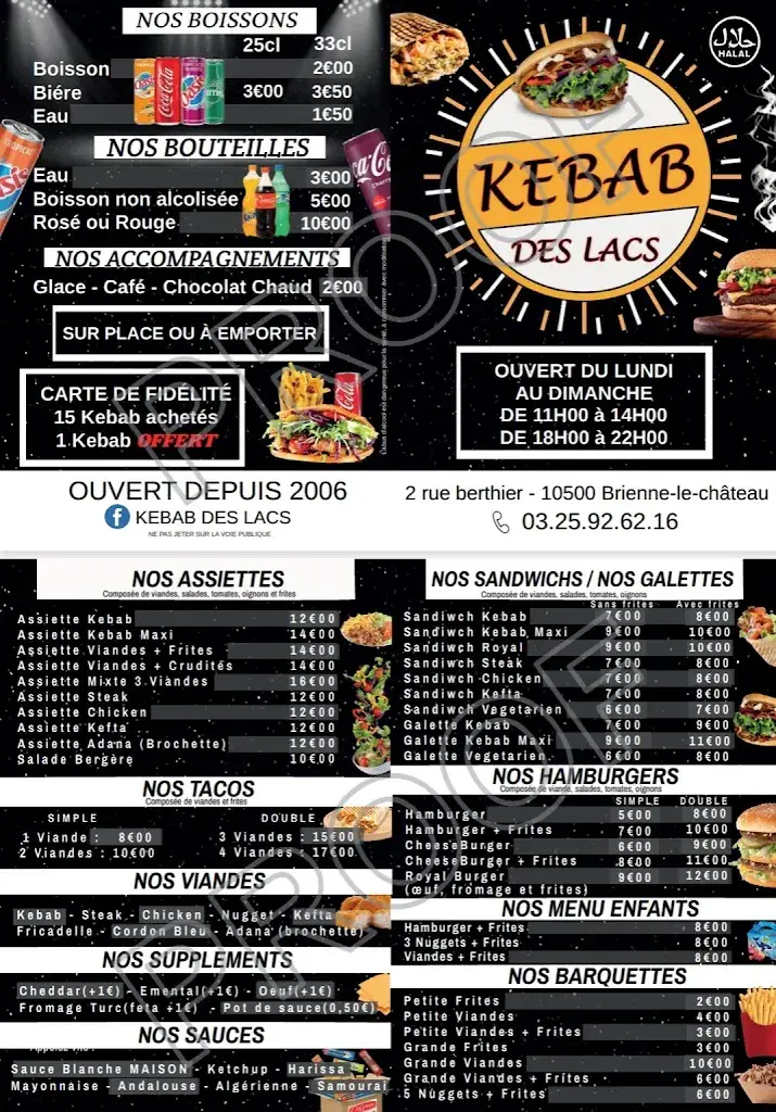 Menu_Kebab des Lacs_Brienne-le-Château_image_1