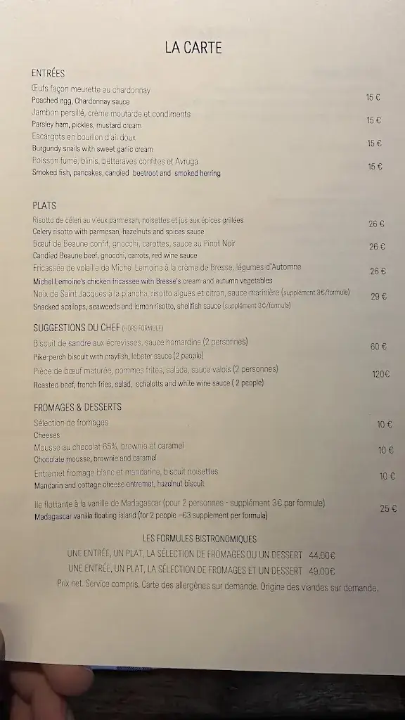 Menu_Bistrot du Bord de l'Eau_Levernois_image_1