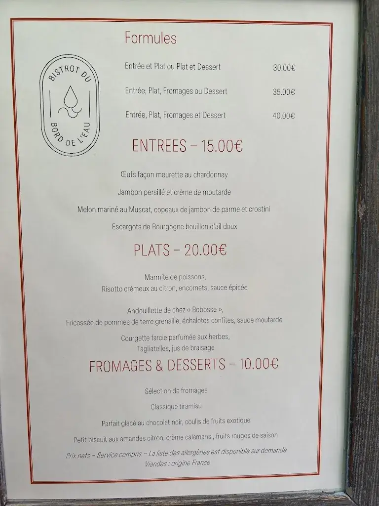 Menu_Bistrot du Bord de l'Eau_Levernois_image_3