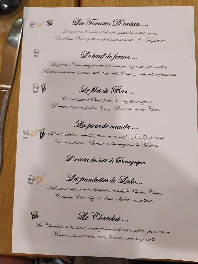 Menu_L'Auberge de Guillaume_Vandenesse-en-Auxois_image_2