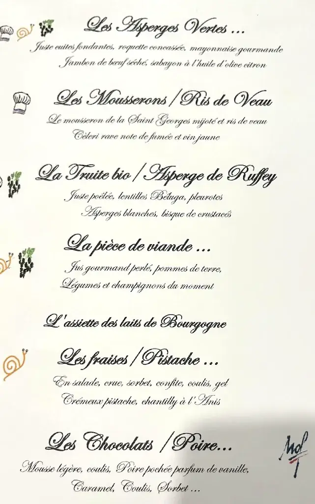 Menu_L'Auberge de Guillaume_Vandenesse-en-Auxois_image_4