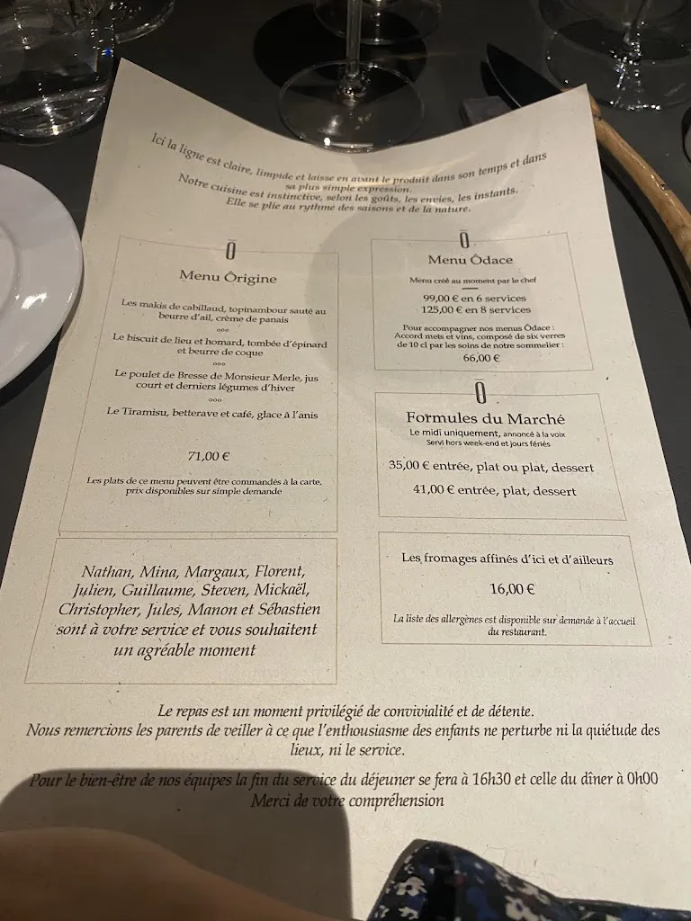 Menu_L'O des Vignes_Fuissé_image_1