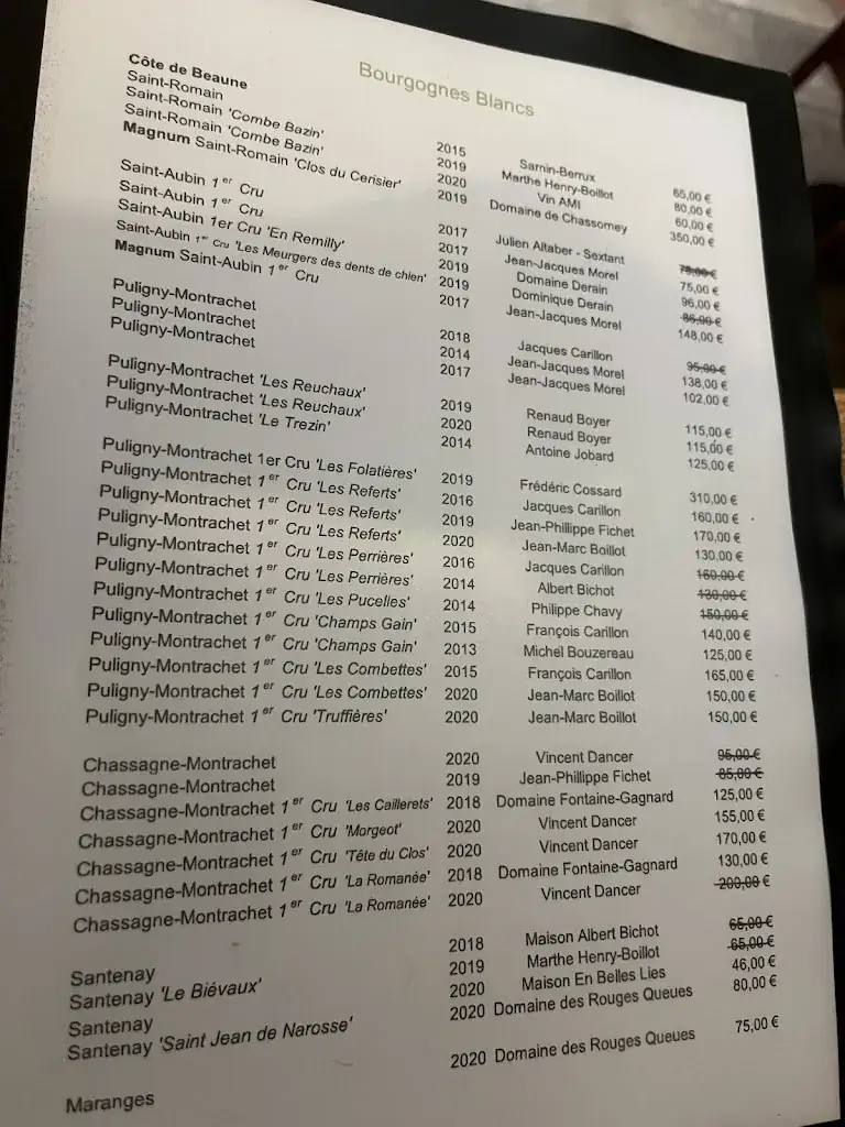 Menu_Auprès du Clocher_Pommard_image_3