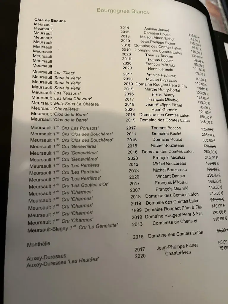 Menu_Auprès du Clocher_Pommard_image_4