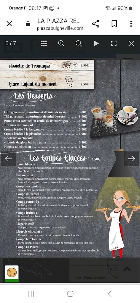 Menu_La Piazza_Bulgnéville_image_3