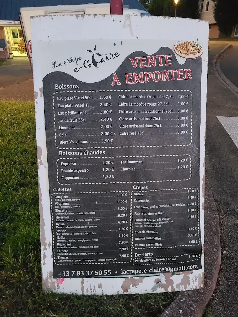 Menu_Restaurant La Maison Du Lac_Bulgnéville_image_3