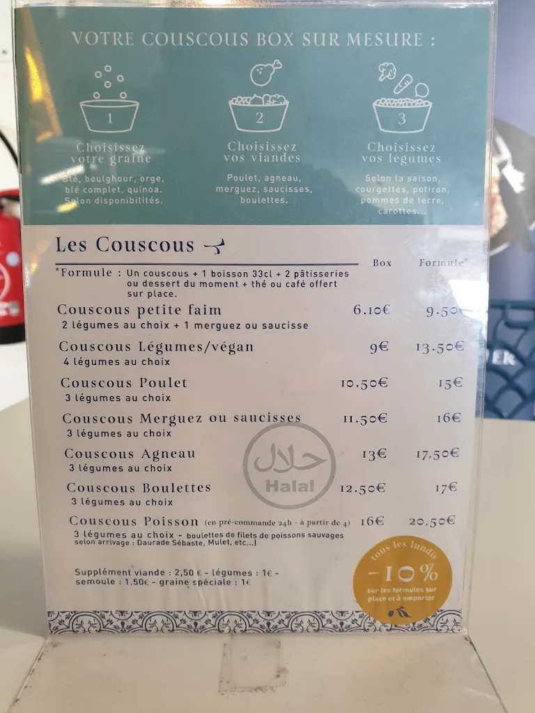 Menu_Mille et une graines - Couscous Reims_Reims_immagine_3