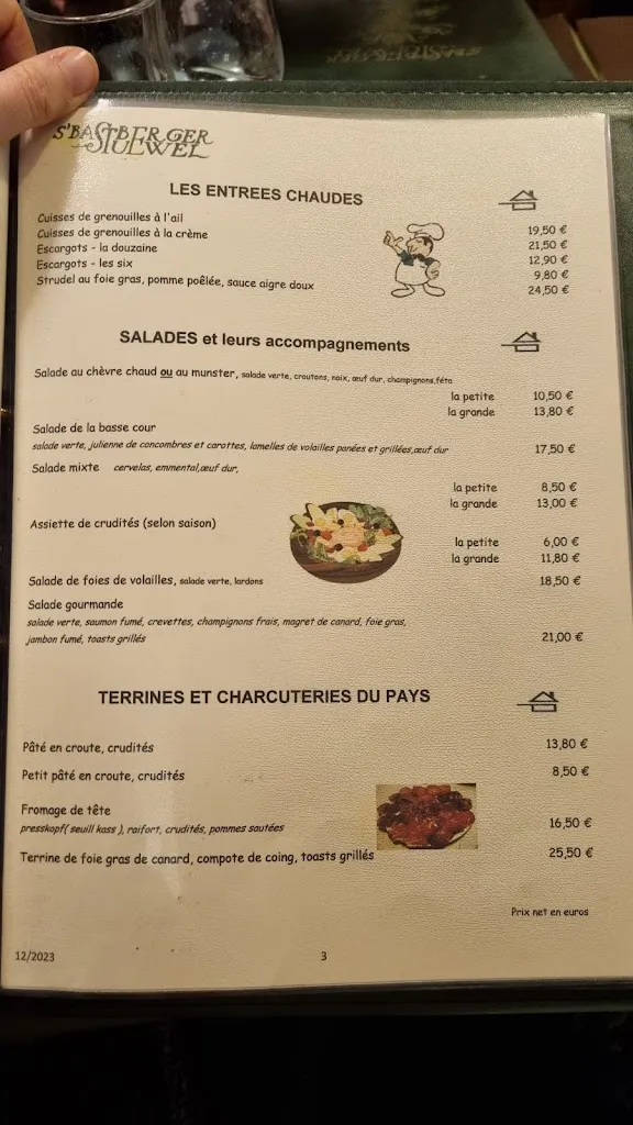 Menu_Restaurant S'Bastberger Stuewel_Bouxwiller_image_1