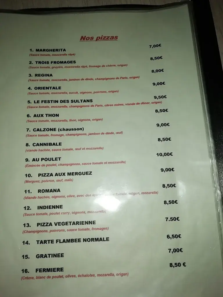 Menu_Le Festin des Sultans_Bouxwiller_image_4