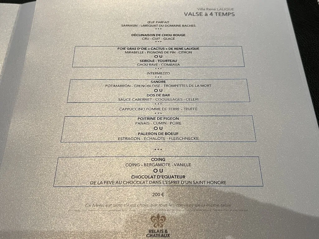 Menu_Villa René Lalique_Wingen-sur-Moder_image_1