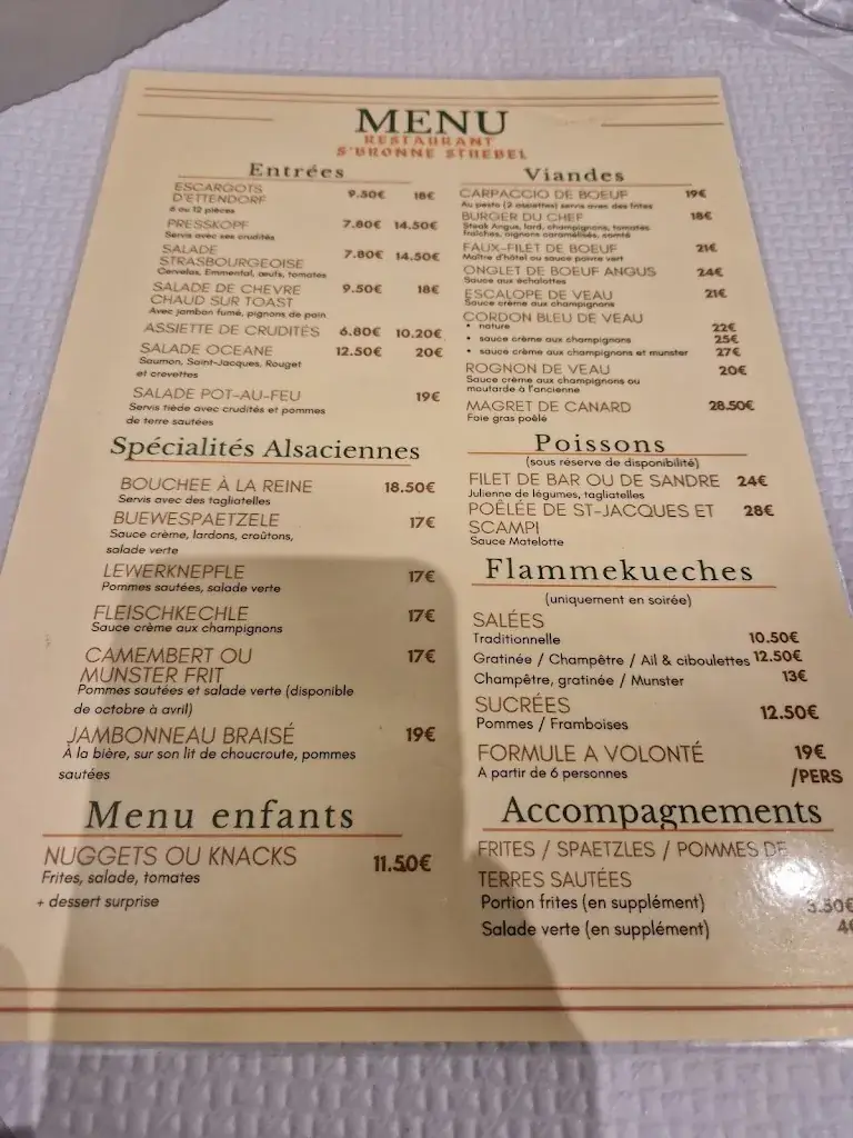 Menu_Restaurant s'Bronne Stuebel_Bernolsheim_immagine_1