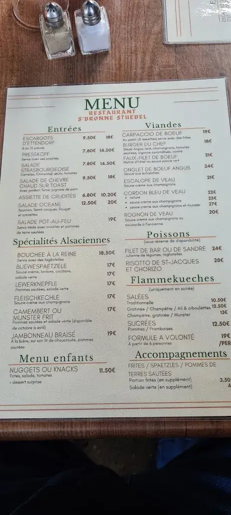 Menu_Restaurant s'Bronne Stuebel_Bernolsheim_immagine_3