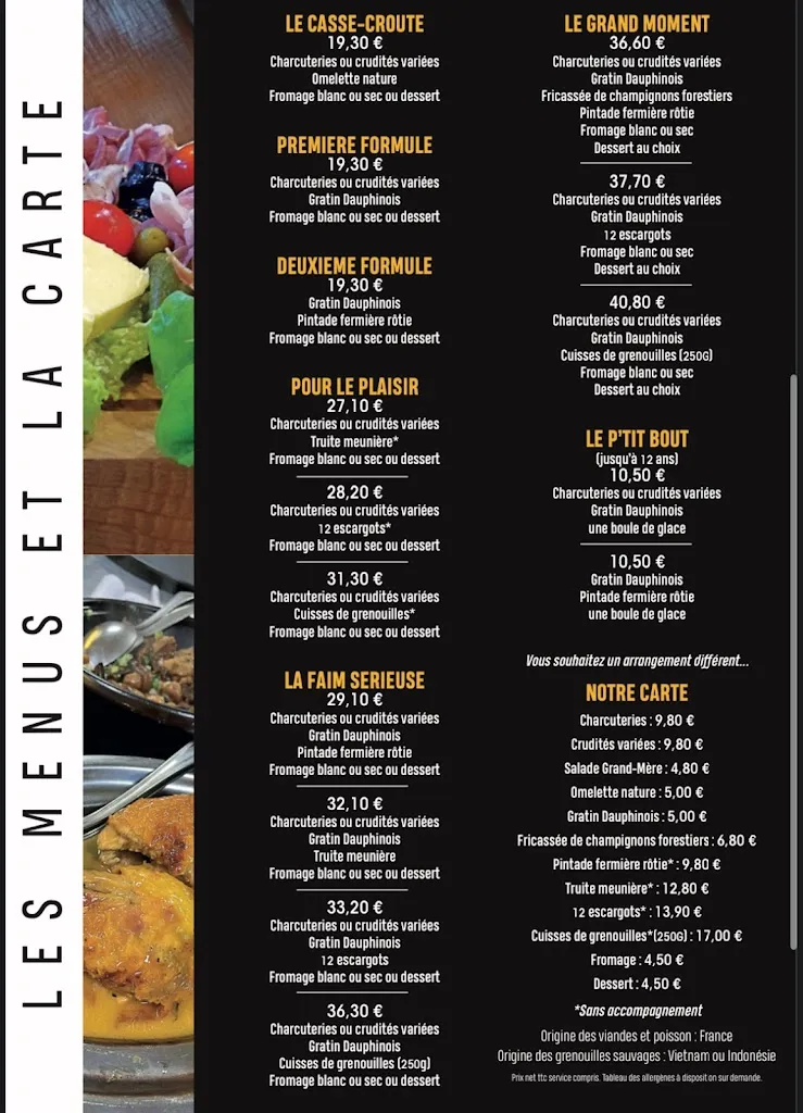 Menu_La Ferme de la Croix_Pélussin_image_1