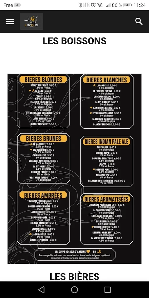 Menu_La Ferme de la Croix_Pélussin_image_4