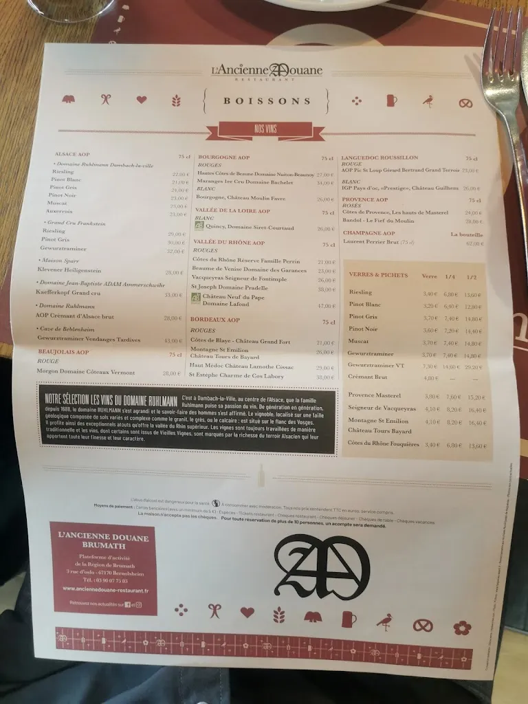 Menu_L'Ancienne Douane - Bernolsheim_Bernolsheim_image_3