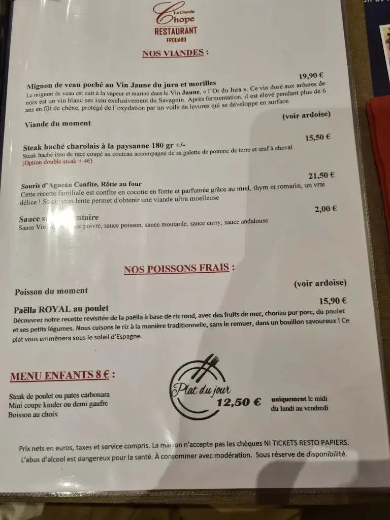 Menu_La Grande Chope_Frouard_image_2