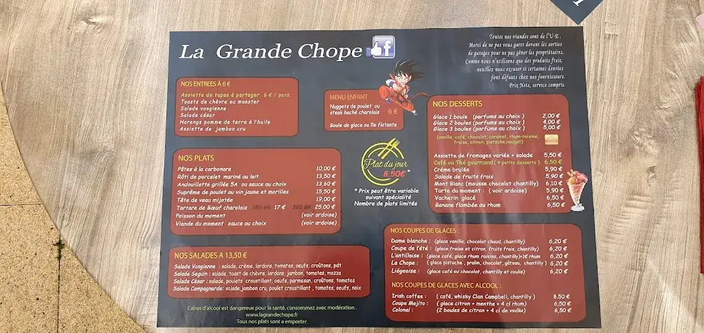 Menu_La Grande Chope_Frouard_image_4