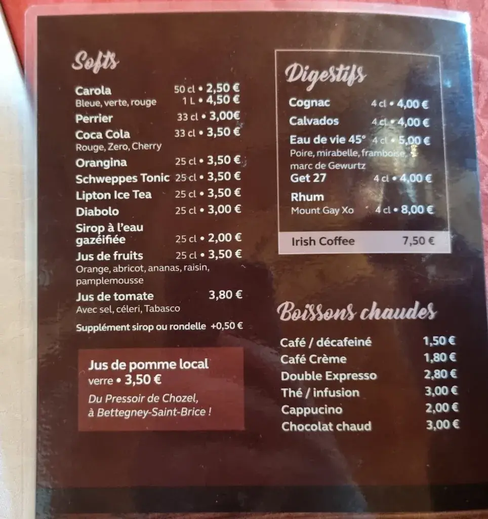 Menu_Auberge le Saint-Bernard_Bettegney-Saint-Brice_image_1