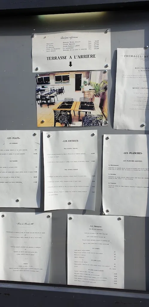 Menu_Restaurant Le Dancourt_Charmes_imagen_3