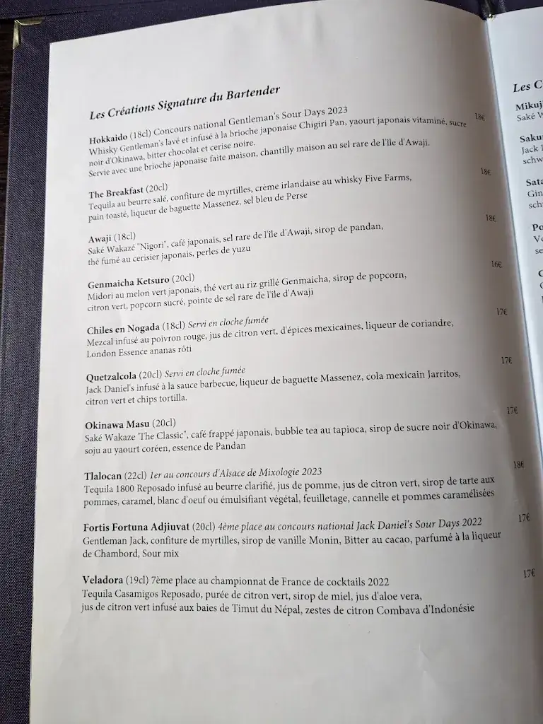 Menu_Auberge du Zoo_Mulhouse_imagen_4